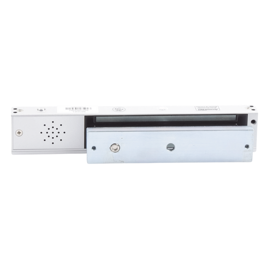 Chapa magnética 600Lb con Buzzer de alarma de puerta mantenida abierta / LED indicador de estado / Sensor de estado de placa/ Libre de Magnetismo
