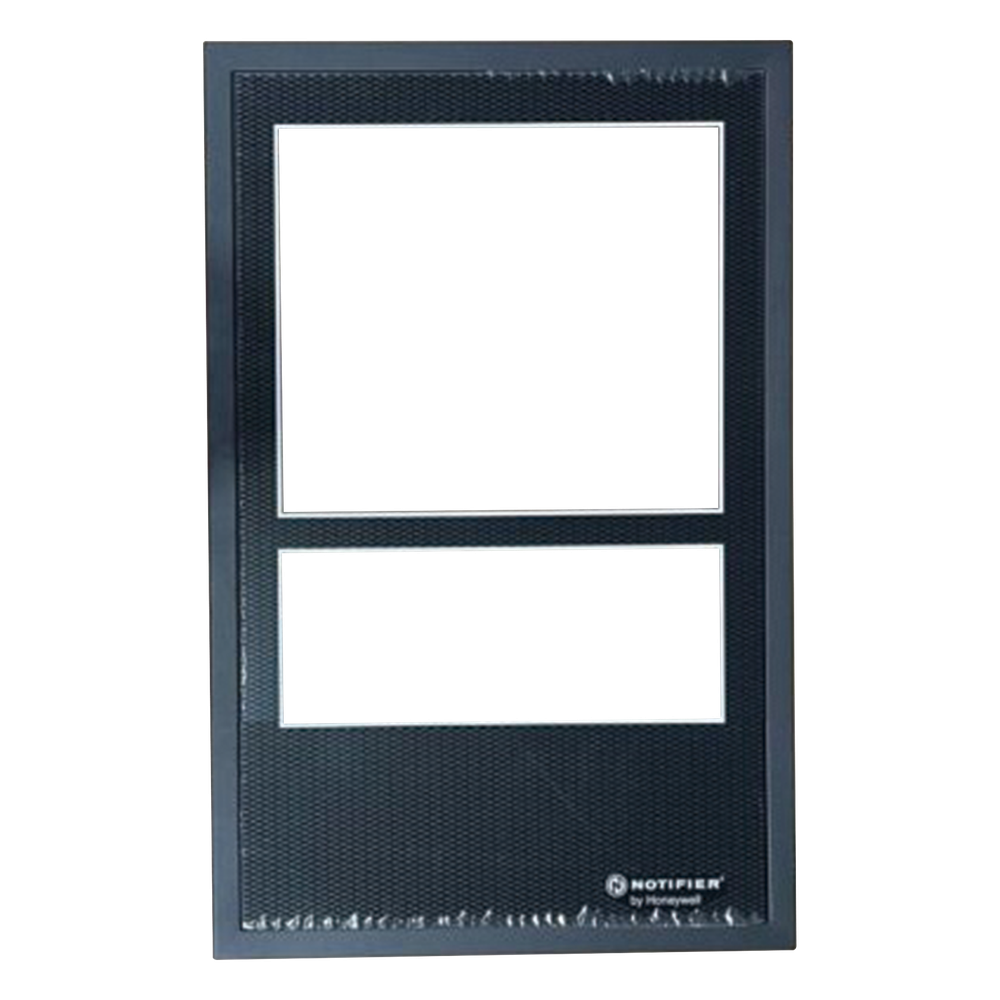 Puerta de gabinete de tres niveles para chasis CA-2 en filas superiores, acero calibre 16, color negro