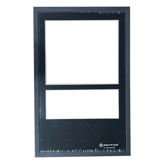 Puerta de gabinete de tres niveles para chasis CA-2 en filas superiores, acero calibre 16, color negro