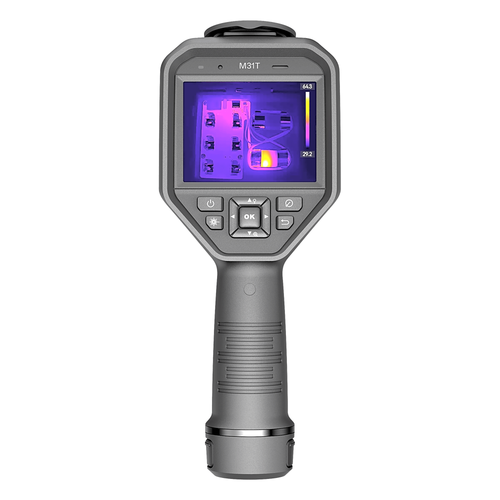 M31T - Cámara Termográfica Portátil Dual / Super IR 768 x 576 / Lente Óptico (8 Megapixel) / WiFi / IP54 / Ranura MicroSD hasta 64 Gb / Hasta 4 Horas