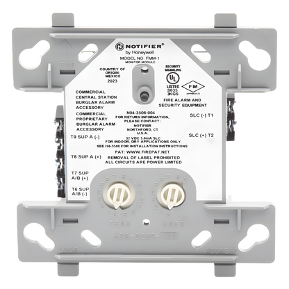 Módulo monitor direccionable para dispositivos de contacto normalmente abierto, compatible con FlashScan® y CLIP