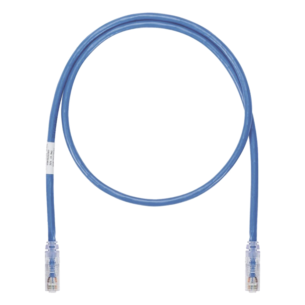 Cable de Parcheo UTP, Cat6A, 24 AWG, CM, Color Azul, 3.05 Metros (10 Pies)