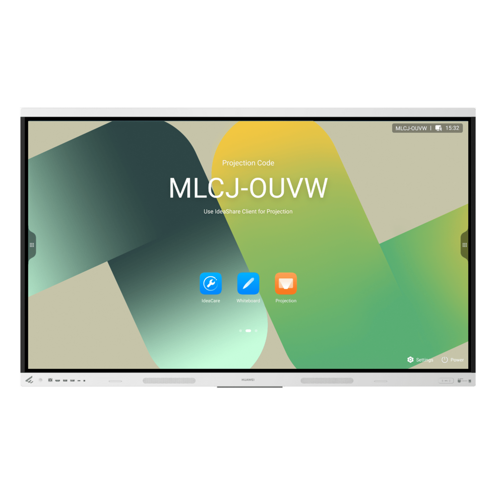 Pantalla Interactiva IdeaHub Board 3 Base de 86"/ 4K / 8 GB RAM / 128 GB Flash / Android 15 / Wi-Fi 6 / 25 ms Latencia de Escritura / Gestión desde