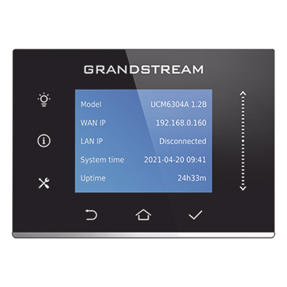 Conmutador IP-PBX para hasta 1000 usuarios y 150 llamadas simultaneas, 4FXO, 4FXS, solución para PyMEs