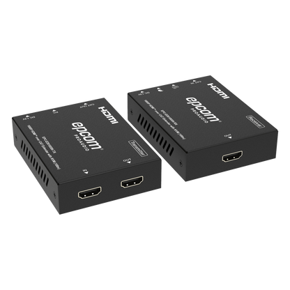 Extensor HDMI | Soporta KVM | Transmisión hasta 100 m | Cable CAT6 | 1080P@60Hz | Copia EDID automática | Sin compresión ni retraso | PoC