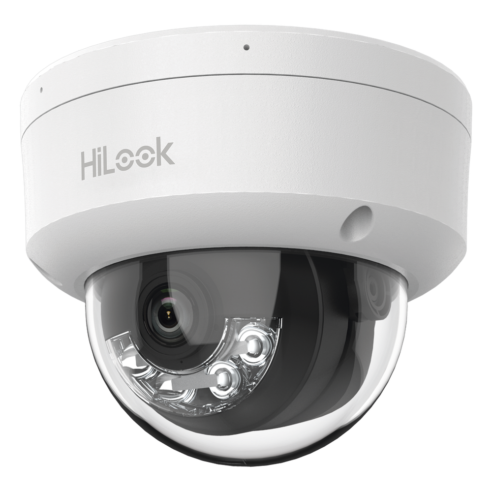 [Dual Light] Domo IP de 2 Megapixel (1080p) / Lente 2.8 mm / 20 mts IR + 15 mts Luz Blanca / Micrófono Integrado / ACUSENSE Lite / Uso en interior