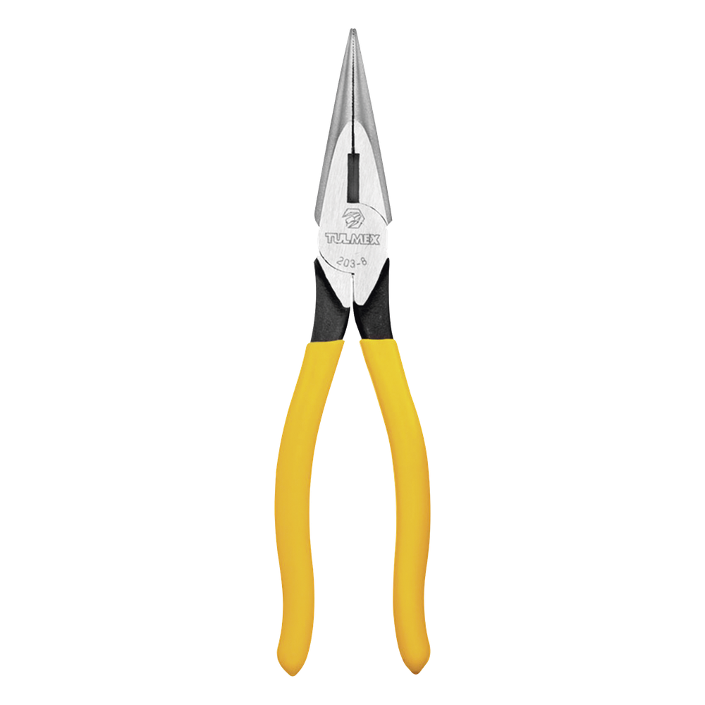 Pinza de Punta Cónica con Corte para Trabajo Pesado de 8 Pulgadas.
