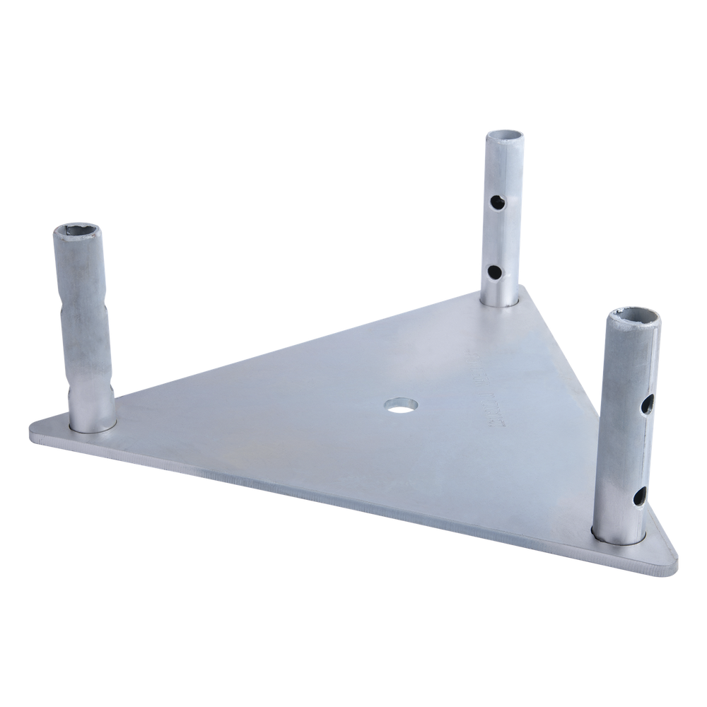 Base Triangular para Tramo STZ45G Galvanizado por Inmersión en Caliente.