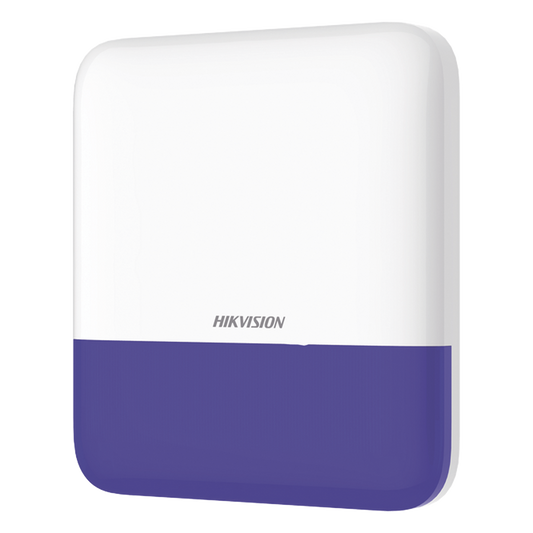 (AX PRO) Sirena Inalámbrica con Estrobo Azul para Exterior IP65 / 110 dB