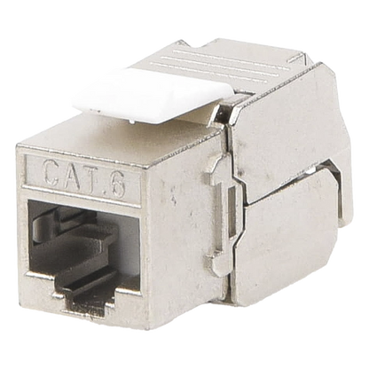Módulo Jack Keystone Cat6 Blindado (STP) Sin Herramienta (Toolless)