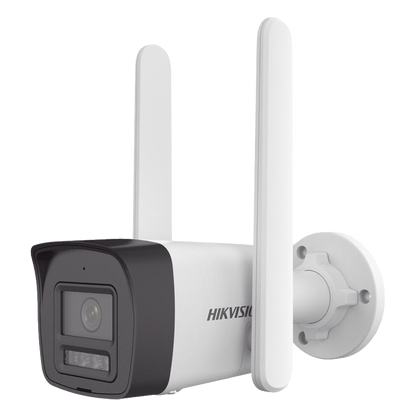 [Dual Light + 4G] Bala IP 4 Megapixel / Lente 2.8 mm / 30 mts IR + 30 mts Luz Blanca / Micrófono Integrado / ACUSENSE Lite / Exterior IP67 / H.265