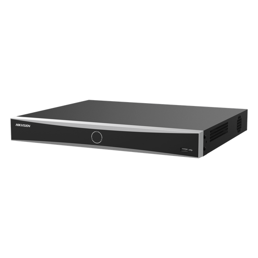 [AcuSeek] NVR 12 Megapixel (4K) / 16 Canales IP / 16 Puertos PoE+ / Reconocimiento Facial / ACUSENSE / 2 Bahías para HDD de 16 TB / HDMI 4K / Alarmas