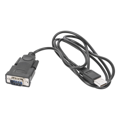 Convertidor USB a Serial RS232 / Conector DB9 / Cable 1.5 m (4.9 ft) / Velocidad hasta 230 Kbps / Plug and Play / Driver Windows 7, 8, 10 y 11
