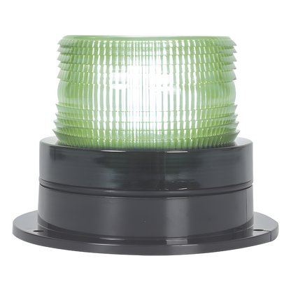 Burbuja Brillante de Larga Vida Útil, con 8 LEDs Color Verde, Domo Verde, 110 Vca