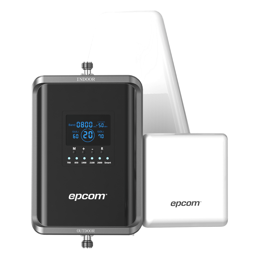Kit Amplificador de Señal Celular 2G, 3G, 4G y 5G / Mejora llamadas convencionales y VoLTE / Amplifica señal de TELCEL, AT&T, MOVISTAR, BAIT,DiRi y