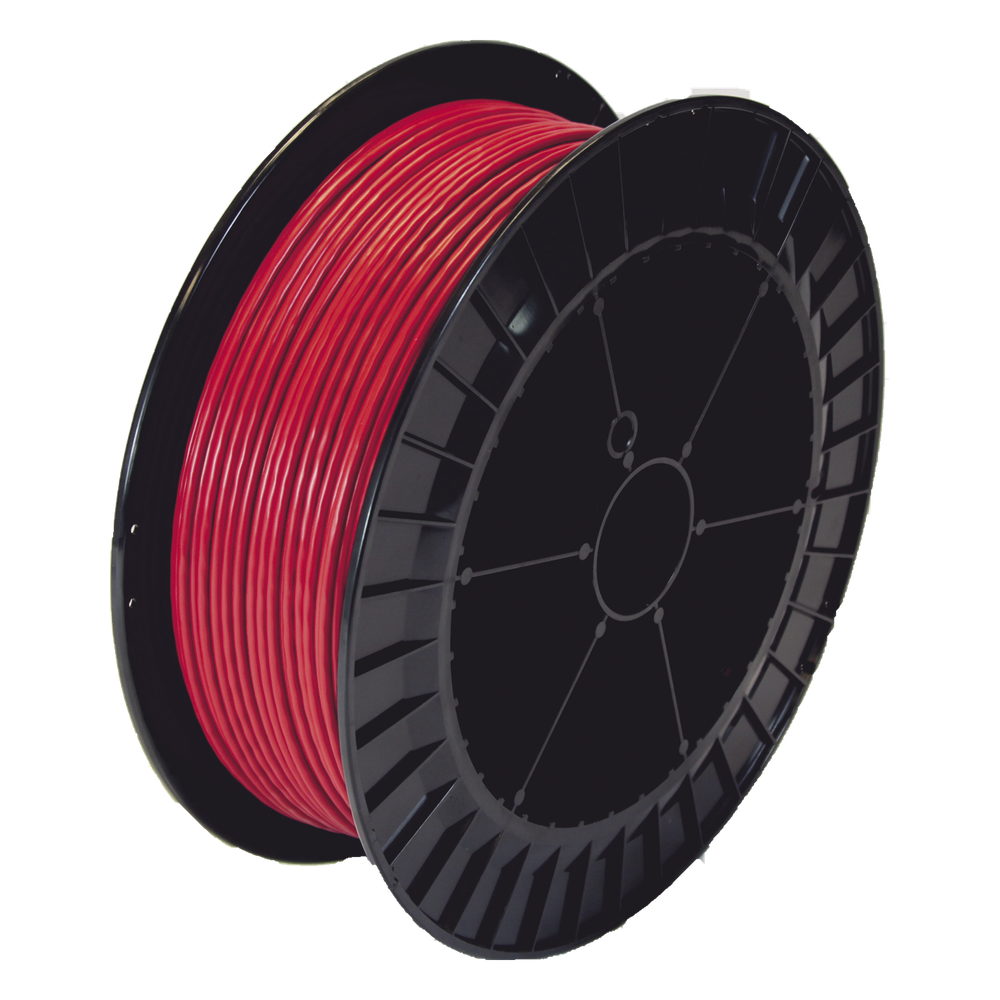 Cable Detector de Calor Lineal / Temperatura Fija 68°C / 152 m (499 ft) / Nylon Rojo Exterior / Guía Acerada / Resistencia 0.164 ohms/m / Compatible