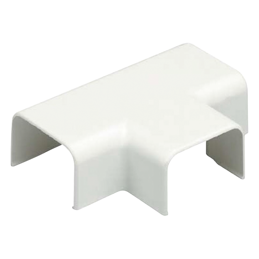 Conexión en "T", para uso con canaleta LD3, material ABS, Color Blanco Mate
