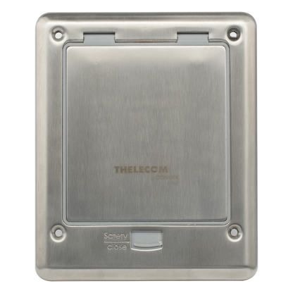 Caja de Piso con Contacto Eléctrico (Duplex), Resistente al Agua, IP66 (Con Tapa Cerrada) (11000-53201)