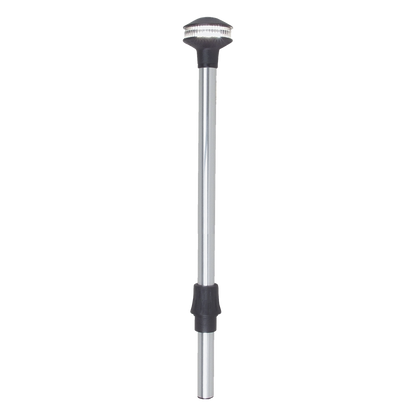 Luz de Navegación, 2 Millas USCG Certificada, 12 Volt, 9 Watts, Polo Stow-A-Way Plug-In, Lente Fluted Clear, Contactos Bañados en Oro, Collar de