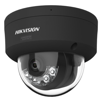[Dual Light + ColorVu 3.0 + HikAI] Domo IP 4 Megapixel / Lente 2.8 mm / 30 mts IR + Luz Blanca / 2 Microfonos Integrados / Exterior IP67 / WDR 130 dB