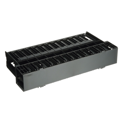 Organizador de Cables Horizontal NetManager, Doble (Frontal y Posterior), Para Rack de 19in, 2UR