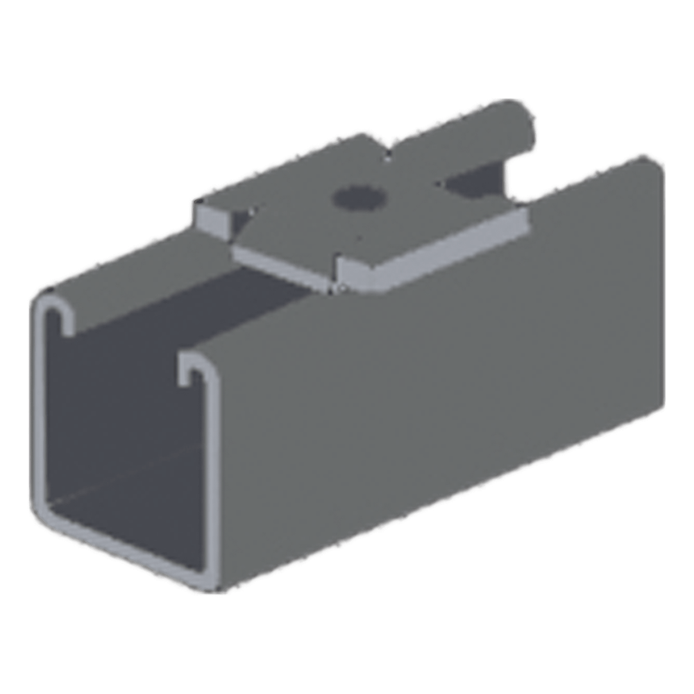 Tope Unicanal Muesca para Tornillo de 3/8" ( 9.5 mm ).