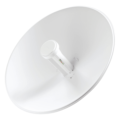 PowerBeam airMAX M2, hasta 150 Mbps, frecuencia 2 GHz (2405 - 2475 MHz) con antena tipo plato de 18 dBi