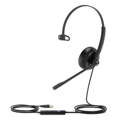 Yealink UH34 Mono, versión Microsoft Teams, cancelación de ruido profesional USB-A con indicador de ocupado
