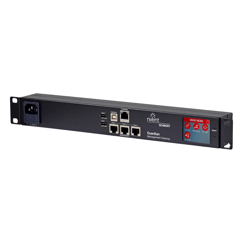 Gateway de Gestión y Monitoreo Ambiental para Data Center GUARDIAN / Plataforma de Monitoreo con 3 Puertos de Sensores y Soporte de Hasta 16