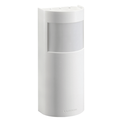 Sensor de ocupación y vacancia inalámbrico para pasillo, PIR de haz largo y angosto, cobertura hasta 45.7 m, a batería, compatible con RadioRA 2, RA2