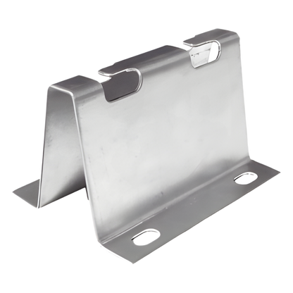 Soporte de piso falso directo, ideal para llegada a Rack, con acabado Electro Zinc