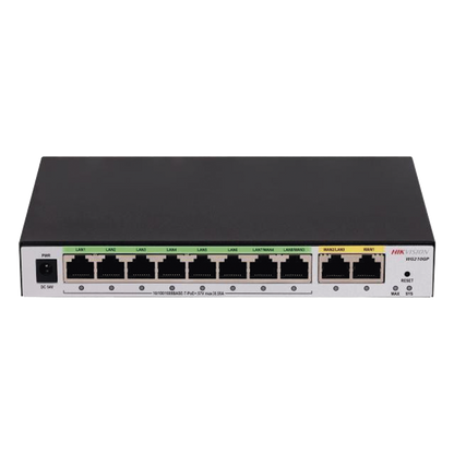 Router Gigabit PoE+ / Ideal para Access Point (AP) / 8 Puertos Gigabit PoE+ / 2 Puertos WAN / Hasta 200 clientes