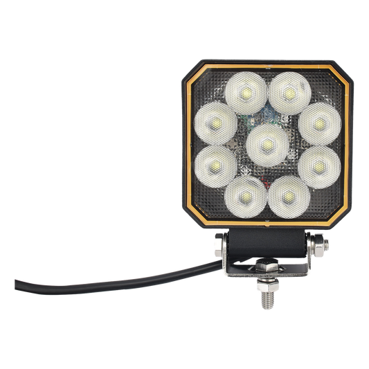 Luz de trabajo de 9 LED Bluetooth, 1500 Lumenes, 12-24 VCD