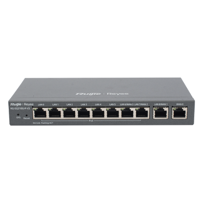 Router Balanceador con Función SD-WAN, PoE+ hasta 110 Watts, Hasta 4 Servicios de Internet y hasta 200 clientes con desempeño de 1 Gbps