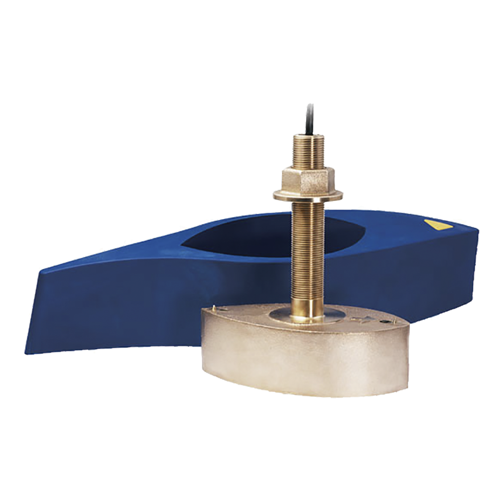 Transductor CHIRP XSONIC B275LH-W / Bronce Thru-Hull / 1 kW / Doble Canal 42-65 y 150-250 kHz / Haz Constante 25° / Profundidad 914 m (3000 ft)