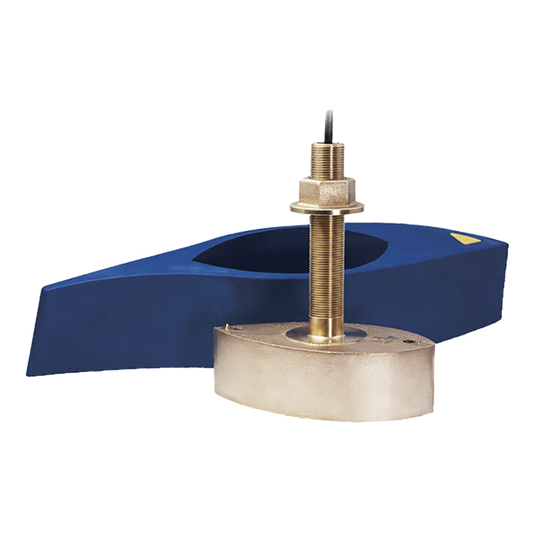 Transductor CHIRP XSONIC B275LH-W / Bronce Thru-Hull / 1 kW / Doble Canal 42-65 y 150-250 kHz / Haz Constante 25° / Profundidad 914 m (3000 ft)