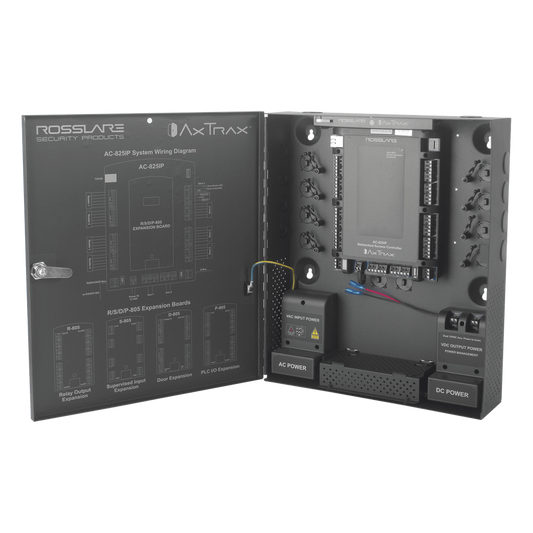Controlador de acceso para 4 lectoras / Expandible a 56 Lectoras / Compatible con Sistema de Elevadores / 100,000 Usuarios