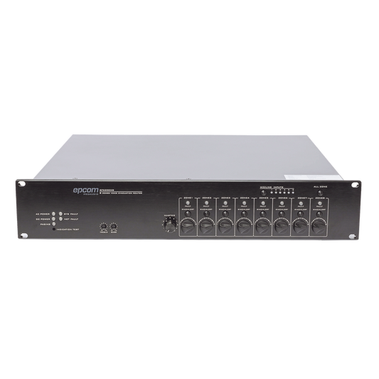 Controlador de Extensión de Evacuación de Voz | 8 Zonas | 500W | Soporta Máx. 19 SF6200MS en Cascada