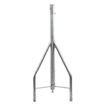 Tramo de Remate / Copete, tubo industrial 1 1/4" con tubo central 2 3/8", galvanizado por electrólisis.