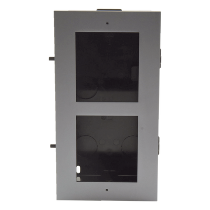 Base de 2 Espacios para EMPOTRAR Módulos de Videoporteros Hikvision