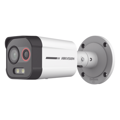 Cámara Bala IP Térmica y Óptica Biespectral / Análisis de Video (VCA) para Protección Perimetral / Clasifica Vehículo/Humano / Térmica 96 x 72