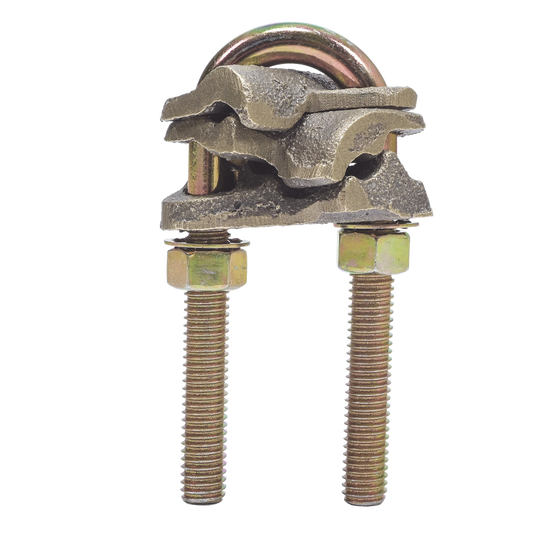 Conector X 2 Cables / Calibre 4-2/0 AWG / Bronce 100% / Unión Cruzada / Sin Soldadura / Baja Resistencia