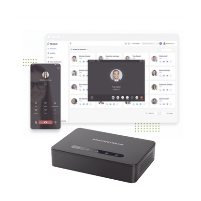 Conmutador Cloud Yeastar, 10 extensiones anuales, Gateway FXO para troncal analoga
