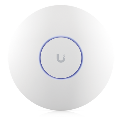 Punto de Acceso UniFi WiFi 6E Enterprise, alta densidad, hasta 600 usuarios, Mu-MIMO 4x4, bandas 2.4/5/6 Ghz, (1) puerto RJ45 2.5G (POE+ no incluido)