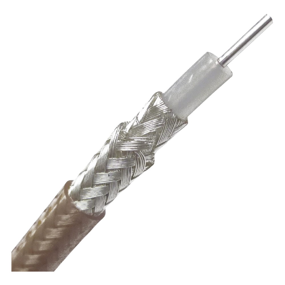 Carrete de 305 Metros (1000 Pies) de Cable Coaxial Tipo RG-142, Doble Malla, 50 Ohms
