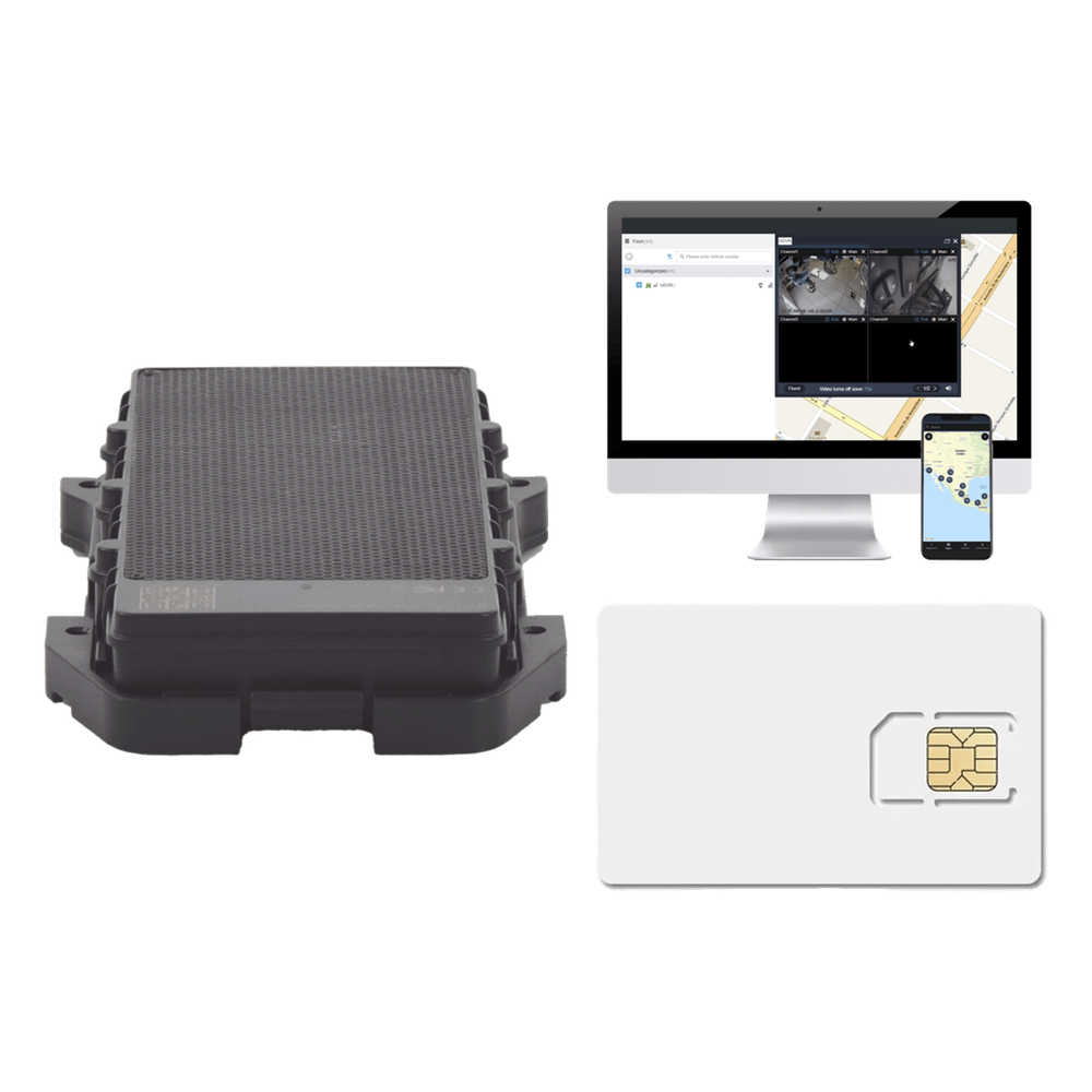KIT Localizador 4G con carga solar / Semiautónomo / Rastreo de contenedores / Cajas de tráiler / Alarma de sabotaje audible / Incluye Licencia
