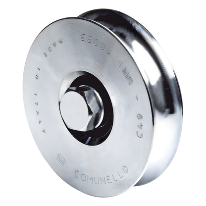 310 - Rueda de 8 cm SIN Soporte / Soporta hasta 200 kg / Canal Tipo "U"