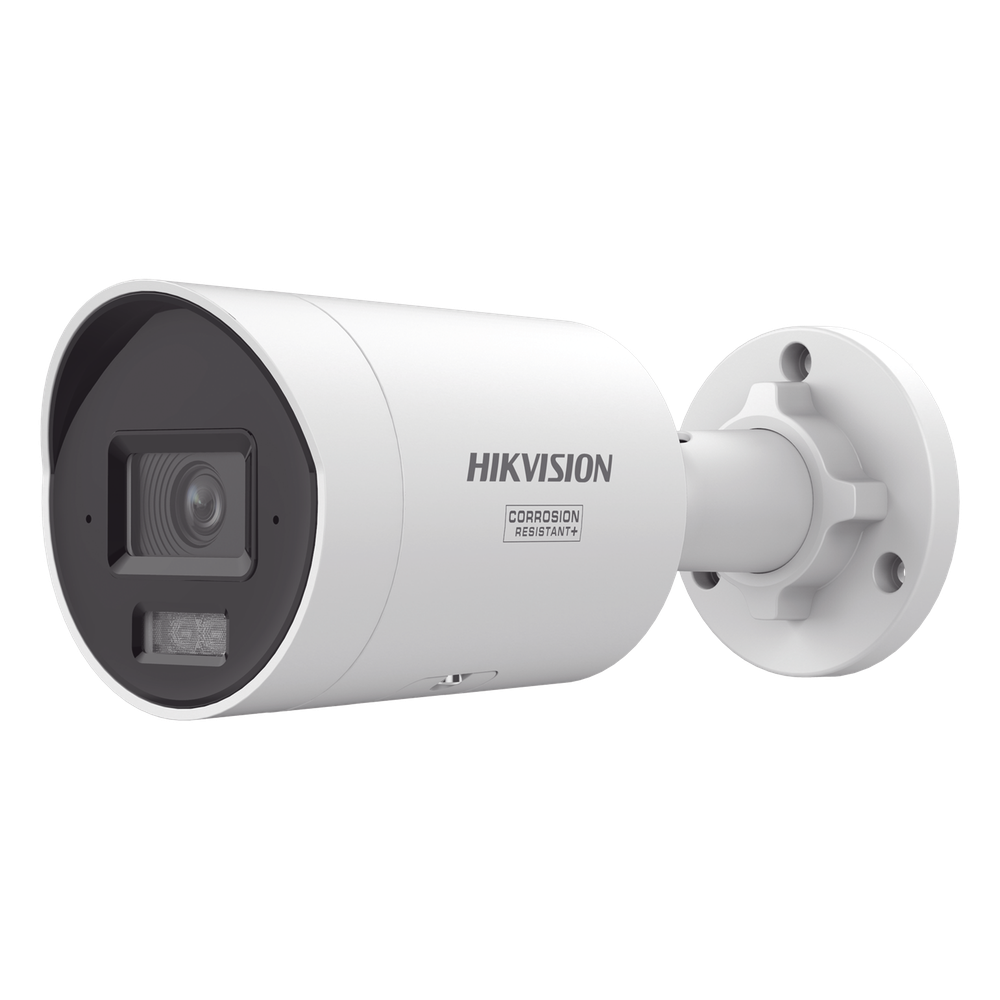[Dual Light + ColorVu 3.0 + HikAI] Bala IP 6 Megapixel / Lente 2.8 mm / 40 mts IR + Luz Blanca / 2 Microfonos Integrados / Exterior IP67 / Estrobo