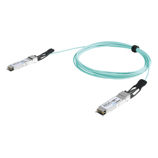 Cable AOC QSFP+ de 40 Gbps a 40 Gbps / Cable de fibra óptica Activo / Longitud: 2 metros
