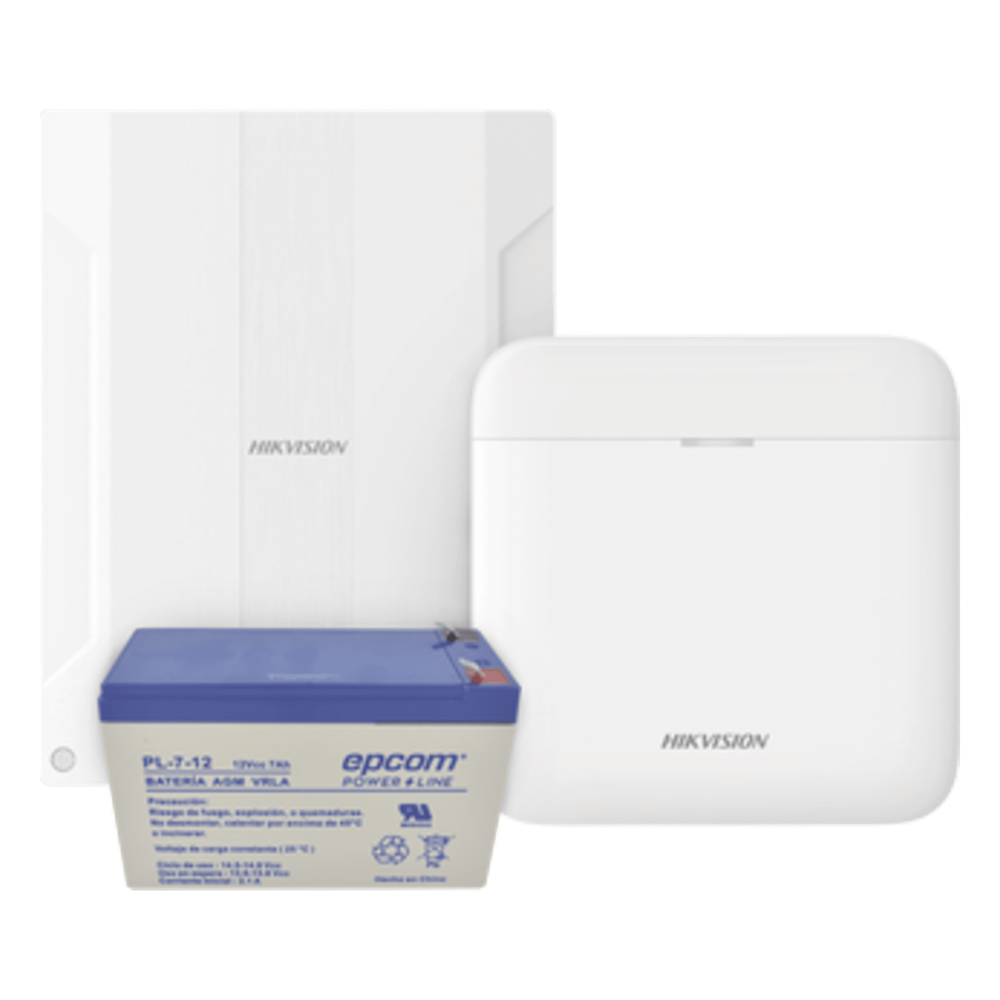 (AXPRO) KIT de alarma AX PRO conversión de zonas cableadas a inalámbricas / Incluye: 1 Hub IP, Wifi y 3G/4G con Batería de respaldo/ 1 Expansor de 16